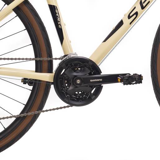 BICICLETA ACTIV 2024 CREME/PTO TAM L - SENSE