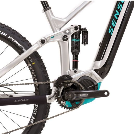 BICICLETA ELET. IMPULSE E-TRAIL EVO 2024 ALUM/AQUA TAM L - SENSE