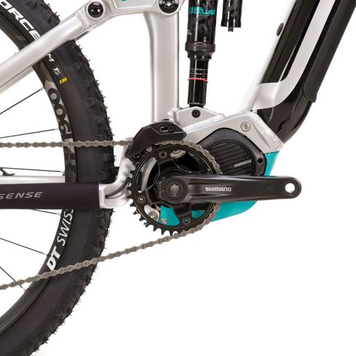 BICICLETA ELET. IMPULSE E-TRAIL EVO 2024 ALUM/AQUA TAM L - SENSE