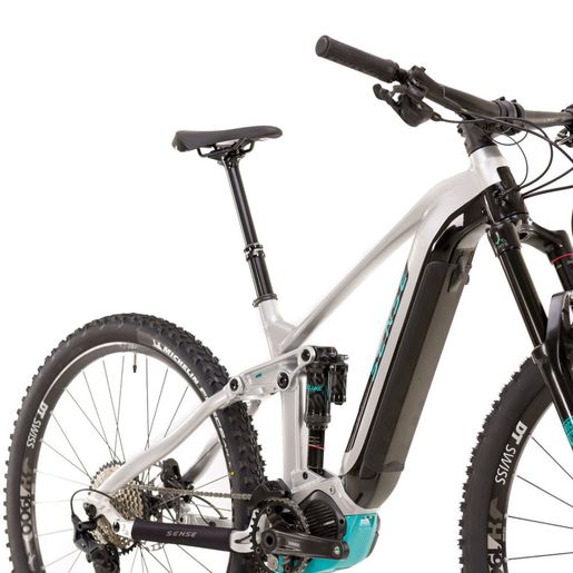 BICICLETA ELET. IMPULSE E-TRAIL EVO 2024 ALUM/AQUA TAM L - SENSE