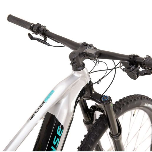 BICICLETA ELET. IMPULSE E-TRAIL EVO 2024 ALUM/AQUA TAM L - SENSE